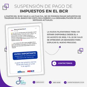 SUSPENSIÓN DE IMPUESTOS